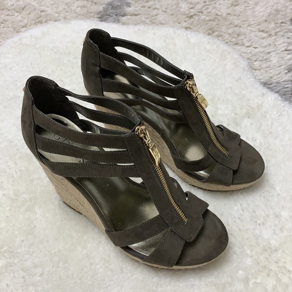 Guess wedge Spadrille zipper size 7.5 - Picture 2 of 6